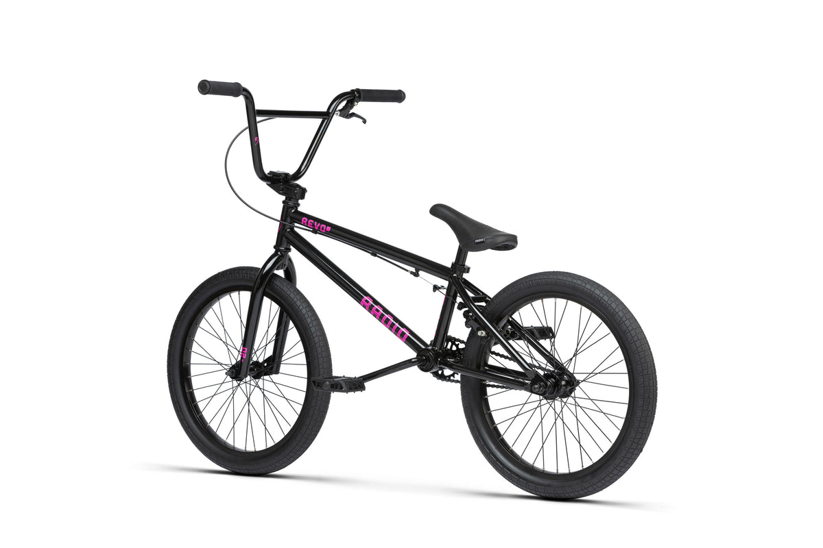 Pink and black bmx bike online