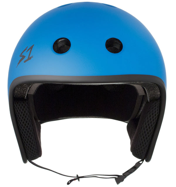 S-One Helmet - Retro Lifer (Matte Cyan)