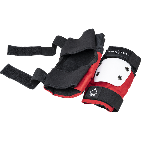 Protec Street Gear Jr Pads Set (Red, White, Black)