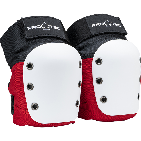Protec Street Gear Jr Pads Set (Red, White, Black)