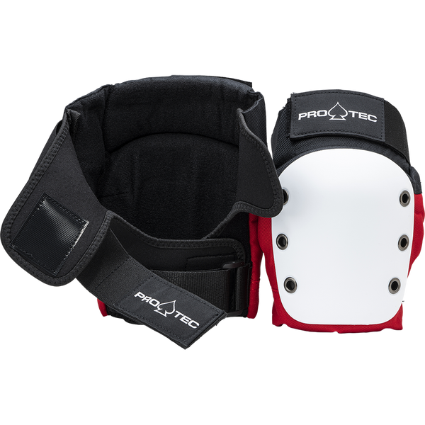 Protec Street Gear Jr Pads Set (Red, White, Black)