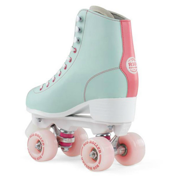 Rio Roller Skates - Script (Teal Coral)
