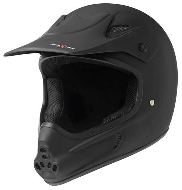 Triple 8 Invader Full Face Helmet (Black Rubber)