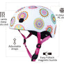 Micro Helmets - Pattern - Purple Floral