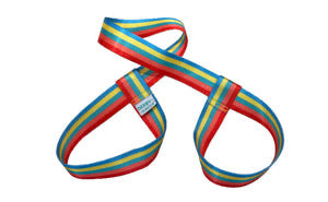 Derby Laces Skate Gear Leash 54 inch (137 cm) Tropical Sunset Stripe