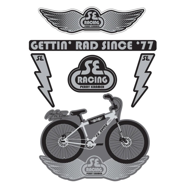 SE Bikes Perry Kramer PK Ripper 27.5" BMX (High Polish Silver)