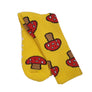Lakai simple crew socks Shroom (Yellow)