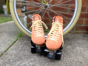 Chuffed Wanderer Roller Skates (Peach Pink)