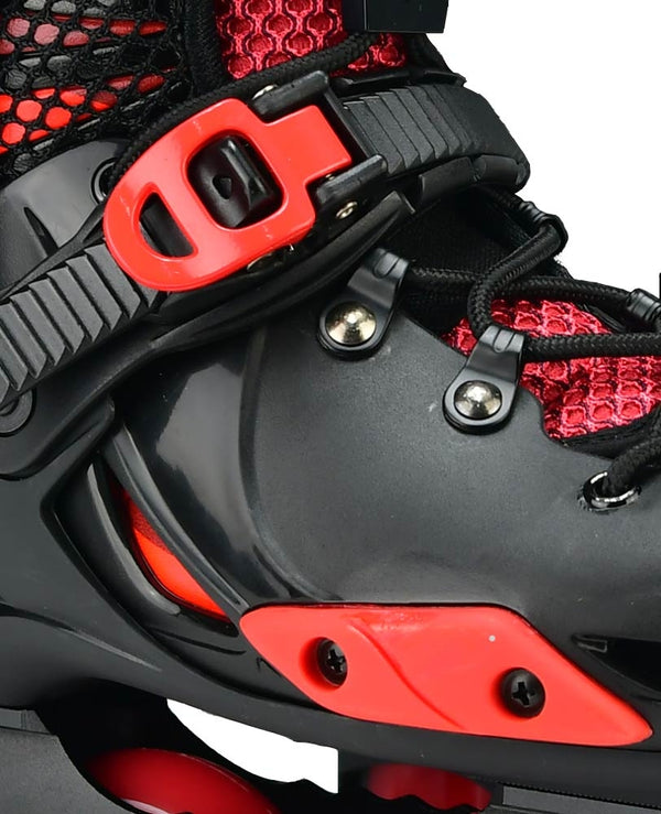Micro Infinite Inline Skates (Black / Red)