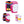 187 Six Pack Adult Moxi Pink/Peach