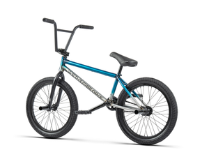 WeThePeople Reason 20" BMX (Matt Translucent Teal Raw Fade)