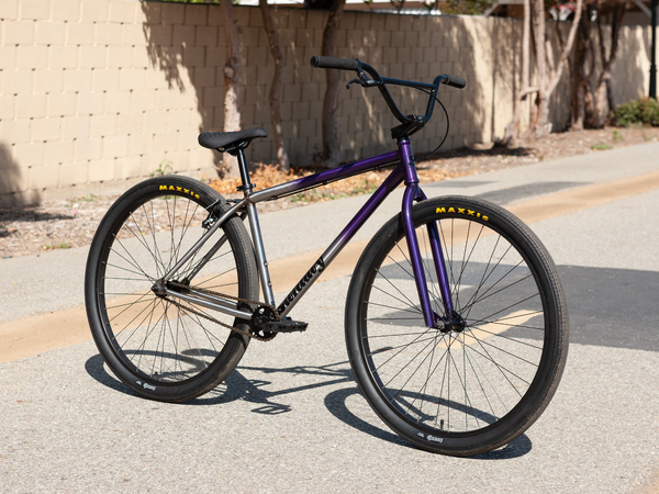 Sunday 29" High C Bike (Gloss Translucent Purple/Raw Fade)