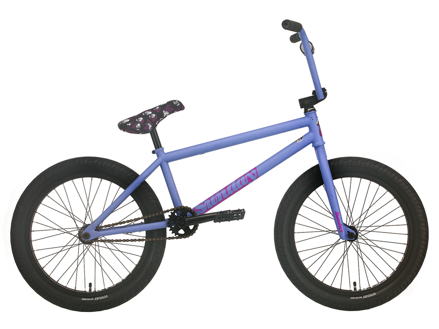 Sunday Street Sweeper Jake Seeley 20" BMX (Matt Blue/Lavender)