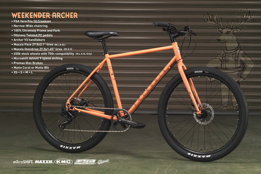 Fairdale Weekender Archer 27.5" Bike 2023 (Matt Coral Red)