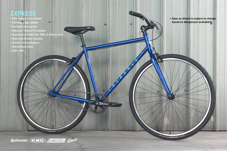 Fairdale Express 700c Bike 2022 (Matt Royal Blue)
