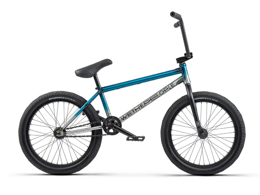 WeThePeople Reason Shift 20" BMX (Matt Trans Teal Raw Fade)