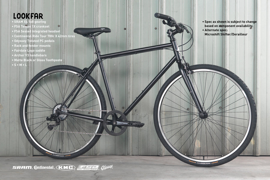 Fairdale Lookfar 700c Bike 2022 (Matt Black)