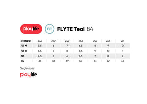 PlayLife Flyte Teal 84 Inline Skates