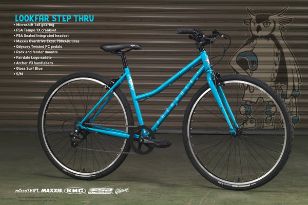 Fairdale Lookfar Step-Thru 700c Bike 2023 (Gloss Surf Blue)