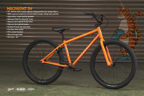 Fairdale Big Macaroni 24" Bike (Gloss Orange Soda) 2023
