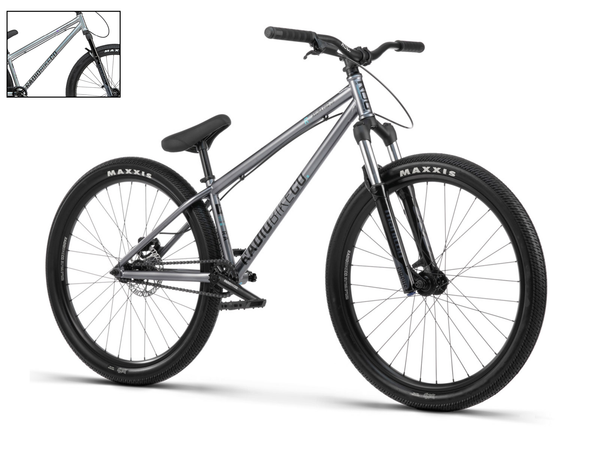 Radio Asura Pro 26" Dirt Jumper (Silver)