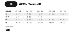 USD Aeon 60 XXI Aggressive Inline Skates