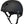 Triple 8 Skate Helmet SS All Black Rubber