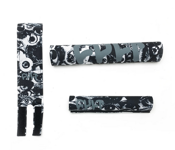 Cult BMX Pad Set (Grey Camo)