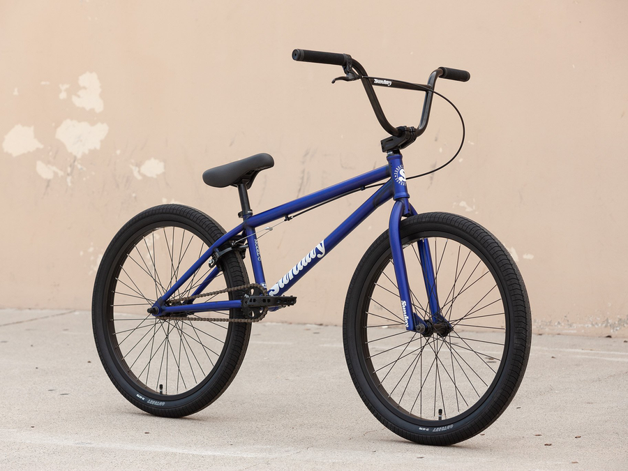 BMX Bikes Sunday Model C 24 BMX Matt Translucent Blue Fufanu