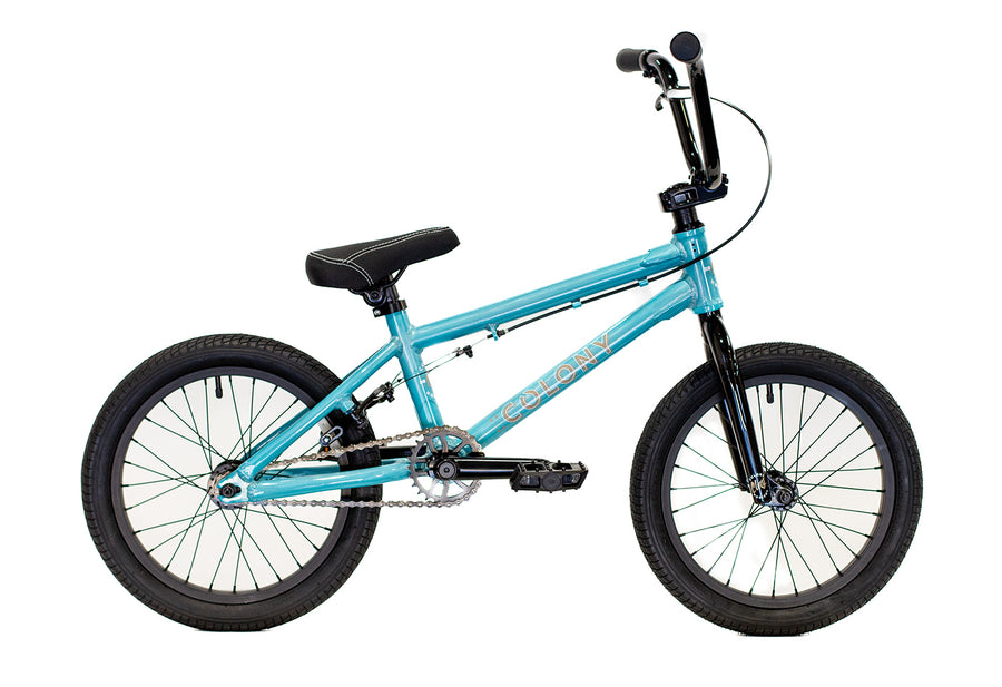 Colony Horizon 16" Micro Freestyle Bike (Clear Teal)