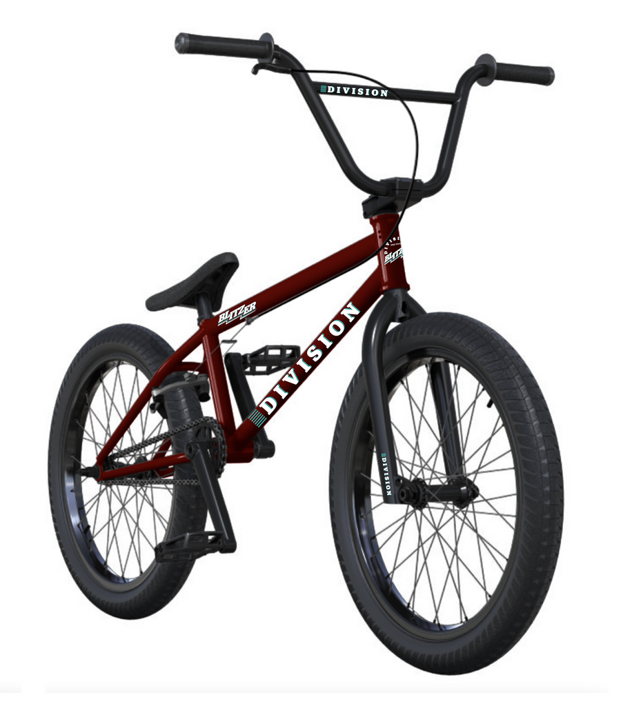 Division Blitzer 20" BMX (Metal Red) - Pre-order - Released mid July 2024