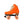 Moxi Lolly Skate Clementine Orange (w Nylon Thrust)