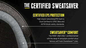 TRIPLE 8 THE CERTIFIED HELMET SS SILVER GLITTER