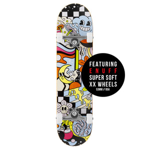Enuff Meltworld Skateboard 7.25" Mini Complete