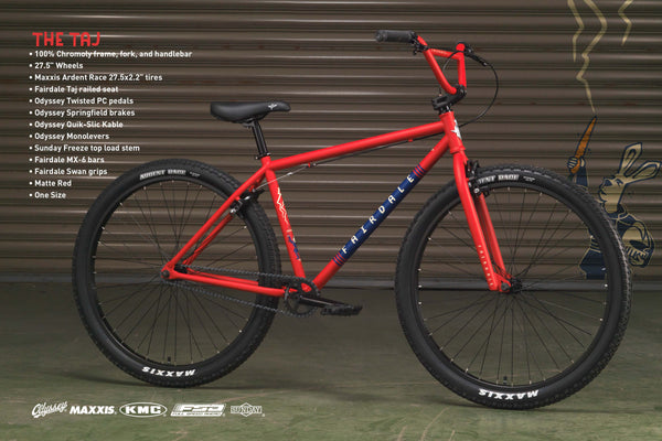 Fairdale TAJ 27.5" Bike (Matt Fire Engine Red)