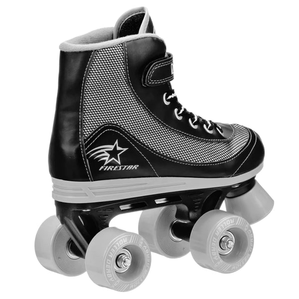 RDS FIRESTAR SKATE BLACK ROLLER SKATES JNR