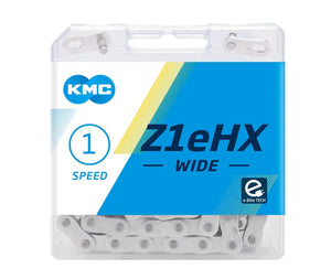 KMC Z1eHX Single speed chain - 112L - Silver