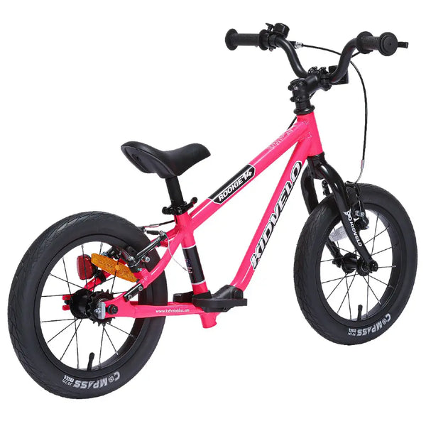 Kidvelo Rookie 14" Convertible Balance Bike (Pink)