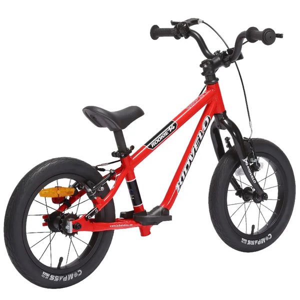 Kidvelo Rookie 14" Convertible Balance Bike (Red)