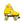 Moxi Lolly Skate Pineapple Yellow (w Nylon Thrust)