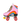 Moxi Rainbow Rider Pink Heart Skates