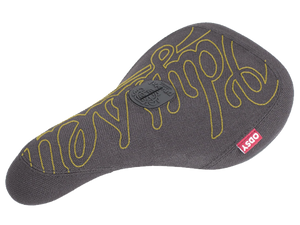 Odyssey Big Stitch Pivotal BMX Seat (Black/Gold)