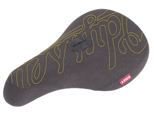 Odyssey Big Stitch Pivotal BMX Seat (Black/Gold)