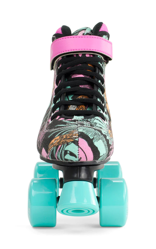 SFR VISION CANVAS FLORAL QUAD SKATES JNR
