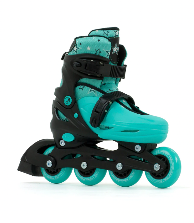 SFR Plasma Inline Skates Teal/Black Adjustable