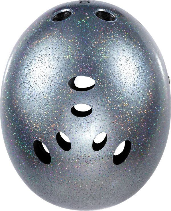 TRIPLE 8 THE CERTIFIED HELMET SS SILVER GLITTER