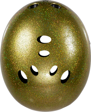 TRIPLE 8 THE CERTIFIED HELMET SS GOLD GLITTER