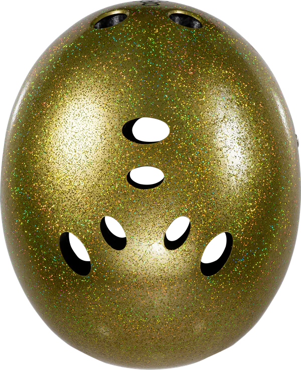TRIPLE 8 THE CERTIFIED HELMET SS GOLD GLITTER
