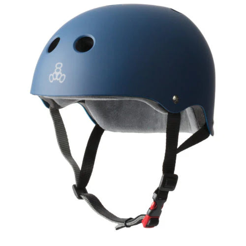 Triple 8 THE Certified Helmet SS Navy Rubber