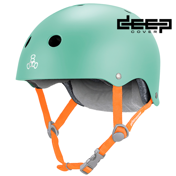 Triple 8 Deep Cover Helmet Mint Matte